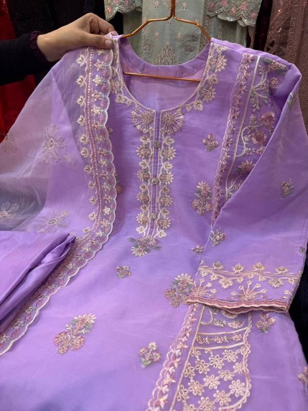 Premium Gold  Organza Party Dress